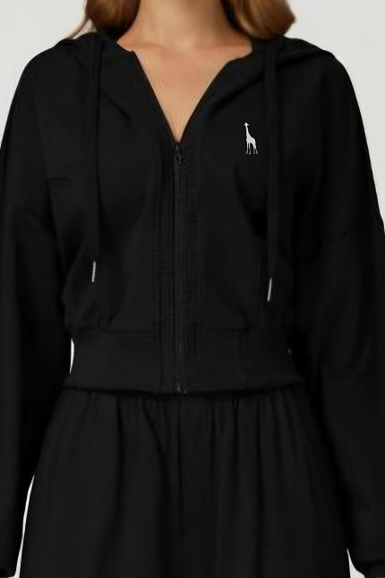 Chaqueta black de girafe, una chaqueta Básica para fondo de armario