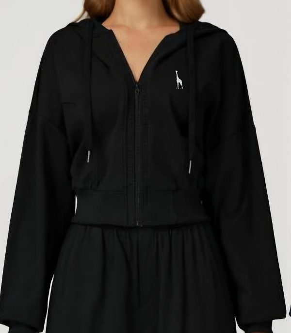 Chaqueta black de girafe, una chaqueta Básica para fondo de armario