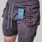 Short deportivo de hombre urban wod, ideal para crossfit y gimnasio, con malla interior