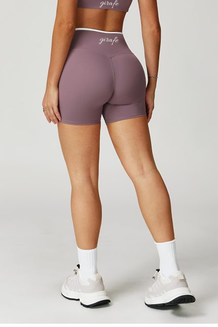 Short deportivo de mujer Double Sculpt Violet Girafe