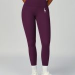 Leggins deportivos double flow color purple, girafe