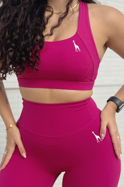 Top deportivo Iron Fuchsia