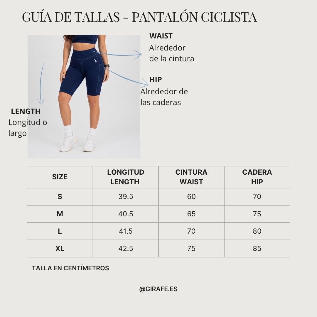 Guía de tallas