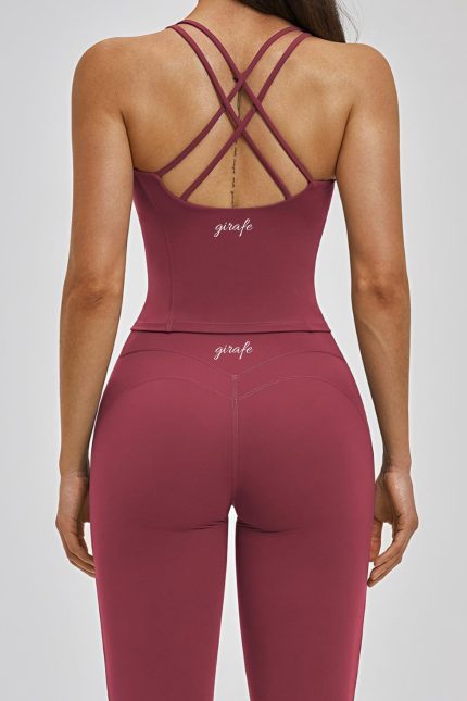 Vista trasera de top muse Terracotta Girafe